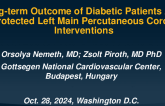 TCT 562: Long-term Outcome of Diabetic Patients After Unprotected Left Main Percutaneous Coronary Interventions