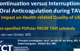 TCT 186: Periprocedural Continuation Versus Interruption of Oral Anticoagulation During Transcatheter Aortic-Valve Implantation: Impact on Health-Related Quality of Life