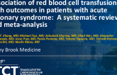 TCT 181: Association of RBC Transfusions With Outcomes in Patients With Acute Coronary Syndrome: A Systematic Review and Meta-Analysis