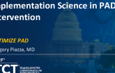 Implementation Science in PAD Intervention: Optimize PAD