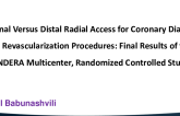Traditional Versus Distal Radial Access for Coronary Diagnostic and Revascularization Procedures: Final Results of the TENDERA Multicenter, Randomized Controlled Study