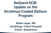 Sirolimus-Coated Balloon