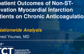 TCT 11: Inpatient Outcomes of Non-ST-Elevation Myocardial Infarction Patients on Chronic Anticoagulation: A Nationwide Analysis