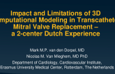 Impact and Limitations of 3D Computational Modeling in Transcatheter Mitral Valve Replacement - A 2-Center Dutch Experience