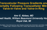 Pressure Gradients and Mortality Following Transcatheter Mitral Valve in Valve and Valve in Ring