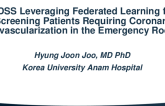 TCT 312: Clinical Decision Support System Leveraging Federated Learning for Screening Patients Requiring Coronary Revascularization in the Emergency Room