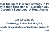 TCT 368: Optimal Timing of Invasive Strategy in Patients with High-Risk Non-ST-Elevation Acute Coronary Syndrome: A Meta-Analysis