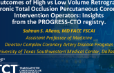 TCT 408: Outcomes of High vs Low Volume Retrograde Chronic Total Occlusion Percutaneous Coronary Intervention Operators: Insights From the PROGRESS-CTO Registry