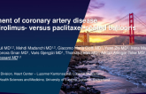 TCT 128: Treatment of Coronary Artery Disease with Sirolimus- Versus Paclitaxel-Coated Balloons