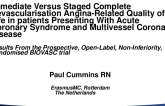 TCT 462: Immediate Versus Staged Complete Revascularisation Angina-Related Quality of Life in patients Presenting With Acute Coronary Syndrome and Multivessel Coronary Disease