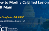 How to Modify Calcified Lesions in Left Main