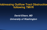 Addressing Outflow Tract Obstruction Following TMVR
