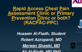 TCT 393: Rapid Access Chest Pain Assessment Clinic or primary prevention clinic or both?