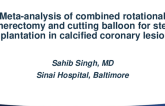 TCT 386: Meta-analysis of Combined Rotational Atherectomy and Cutting Balloon for Stent Implantation in Calcified Coronary Lesions