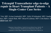TCT 981: Tricuspid Transcatheter Edge-to-Edge Repair in Heart Transplant Patients: A Single-Center Case Series