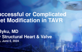 Unsuccessful or Complicated Leaflet Modification in TAVR