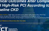 TCT 322: Risk of Contrast-Associated Acute Kidney Injury in Patients Undergoing Complex High-Risk Indicated Percutaneous Coronary Intervention