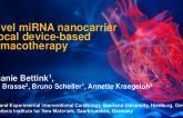 TCT 378: A novel miRNA nanocarrier for local device-based pharmacotherapy