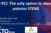 When CTO PCI is the Only way to Abort an Anterior STEMI