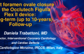 TCT 22: Patent Foramen Ovale Closure With the Occlutech Figulla Flex II Device: A Long-term (up to 10-years) Follow-up
