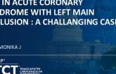 TCT 1418: OCT in Acute Coronary Syndrome With Left Main Occlusion: A Challenging Case