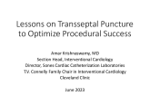Transseptal Puncture – Tools, Technique and Management of Complications