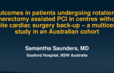 TCT 682: Outcomes in patients undergoing rotational atherectomy assisted PCI in centres without onsite cardiac surgery back-up – a multicentre study in an Australian cohort.