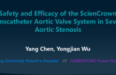 TCT 155: Safety and Efficacy of the ScienCrown Transcatheter Aortic Valve System in Severe Aortic Stenosis