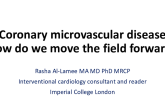 Coronary Microvascular Disease -- How Do We Move the Field Forward?