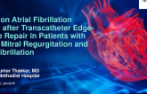 TCT 648: Impact of Transcatheter Edge-to-Edge Repair (TEER) on Atrial Fibrillation in patients with Severe Mitral Regurgitation