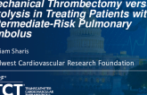 TCT 729: Thirty-Day Outcome of Pharmacomechanical Devices in Treating Intermediate Risk Pulmonary Embolization: Real World Data From Two Medical Centers