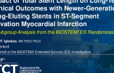 TCT 416: Impact of Total Stent Length on Long-Term Clinical Outcomes With Newer-Generation Drug-Eluting Stents in ST-Segment Elevation Myocardial Infarction: A Subgroup Analysis From the Biostemi ES Randomized Trial
