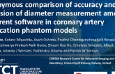 TCT 571: Anonymous Comparison of Accuracy and Precision of Diameter Measurement Among Different Software in Coronary Artery Bifurcation Phantom Models