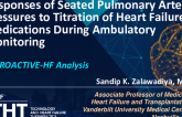 Changes in Seated Pulmonary Artery Pressure in Response to Titration of Heart Failure Medications During Ambulatory Monitoring