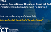 TCT 1000: Ultrasound Evaluation of the Distal and Proximal Radial Artery Diameter in Latin American Population