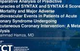 TCT 176: Comparative Analysis of Predictive Accuracies of SYNTAX and SYNTAX-II Score for Mortality and Major Adverse Cardiovascular Events in Patients of Acute Coronary Syndrome Undergoing PCI