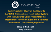 EFS of the Edwards SAPIEN 3 THV System With the Edwards Caval Pre-Stent for the Treatment of Reverse Caval Flow in Patients With Severe TR