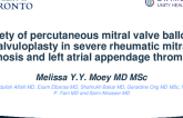Safety of Percutaneous Mitral Valve Balloon Valvuloplasty in Severe Rheumatic Mitral Stenosis and Left Atrial Appendage Thrombus