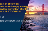 TCT 380: The impact of obesity on antiplatelet monotherapy for secondary prevention after percutaneous coronary intervention: A sub-study of the HOST-EXAM trial
