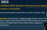 TCT 965: Mitraclip in the presence of a septum closure device, is it possible?