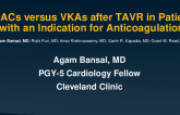 Direct Oral Anticoagulants Versus Vitamin K Antagonists After TAVR