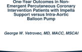 TCT 581: One-Year Outcomes in Non-Emergent Percutaneous Coronary Intervention Patients with Impella Support versus Intra-Aortic Balloon Pump