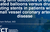 TCT 449: Long Term Outcomes of Drug-Coated Balloons Versus Drug-Eluting Stents in Patients With Small Vessel Coronary Artery Disease