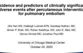 TCT 605: Incidence and Predictors of Clinically Significant Adverse Events After Percutaneous Intervention for Pulmonary Embolism