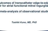TCT 28: Outcomes of Transcatheter Edge-to-Edge Repair for Atrial Functional Mitral Regurgitation: A Meta-Analysis of Observational Studies