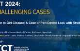 TCT 1398: When to Get Closure: A Case of Peri-device Leak With Stroke