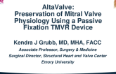AltaValve Early Feasibility Study: Preservation of Mitral Valve Physiology Using a Passive Fixation TMVR Device