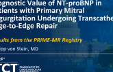 TCT 629: NTproBNP Predicts Outcome in Patients Undergoing Transcatheter Edge-to-Edge Repair for Primary Mitral Regurgitation