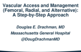 Vascular Access and Management (Femoral, Radial, and Alternative): A Step-by-Step Approach