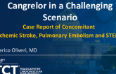 TCT 1351: Cangrelor in a Challenging Scenario of Concomitant Ischemic Stroke, Pulmonary Embolism and STEMI